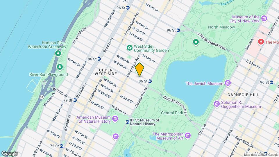 32 W 87th St Mapa y Detalles de la Ubicación