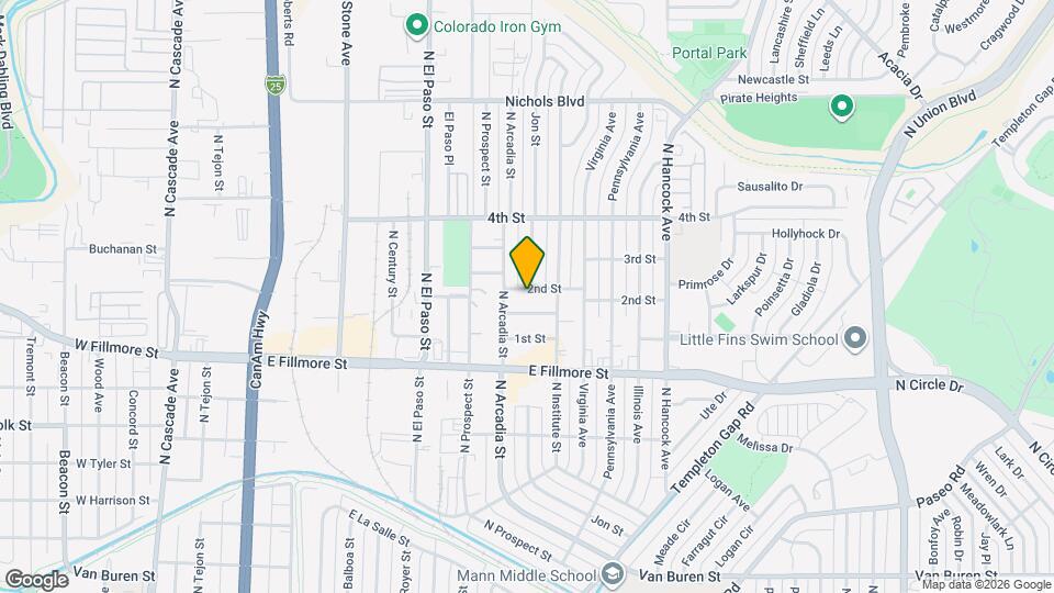 907.5 2nd St Map and Location Details