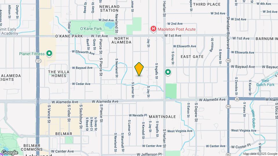 165 S Kendall St Map and Location Details