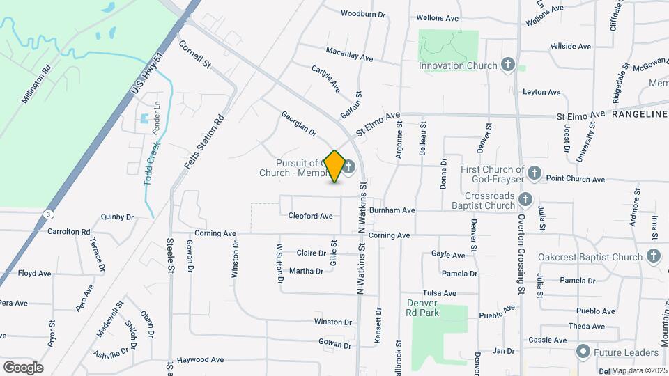 1768 Dabbs Ave Map and Location Details