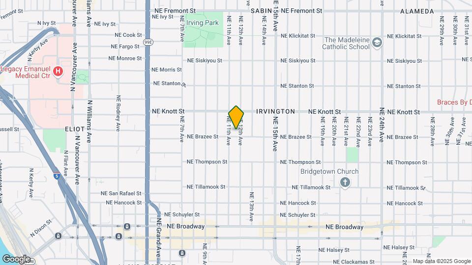2505 NE 12th Ave Map and Location Details