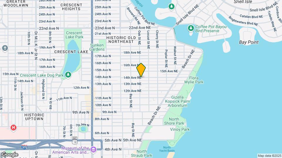 1317 Oak St NE Map and Location Details
