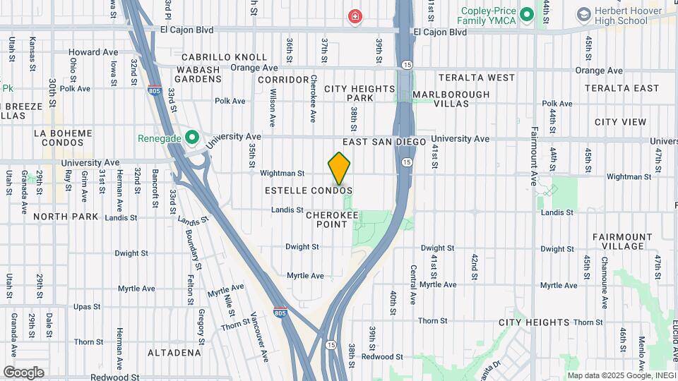 3751 37th St Map and Location Details