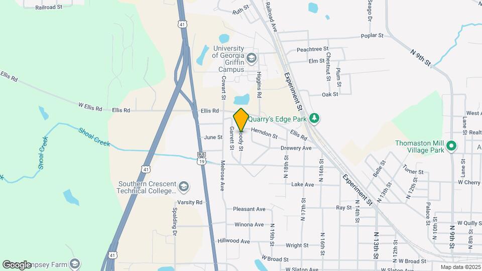 634 Moody St Map and Location Details