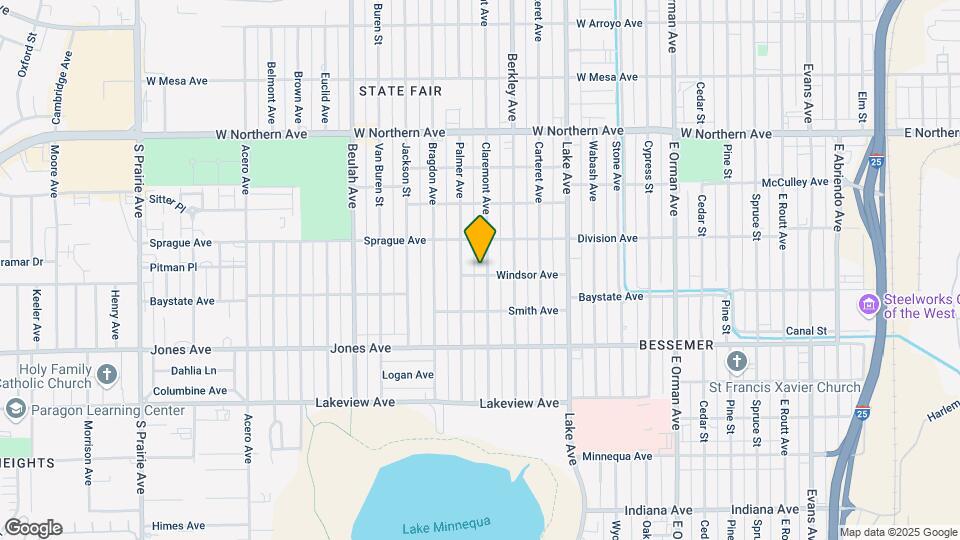 1631 Claremont Ave Map and Location Details