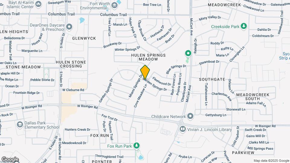 8500 Cove Meadow Ln Map and Location Details