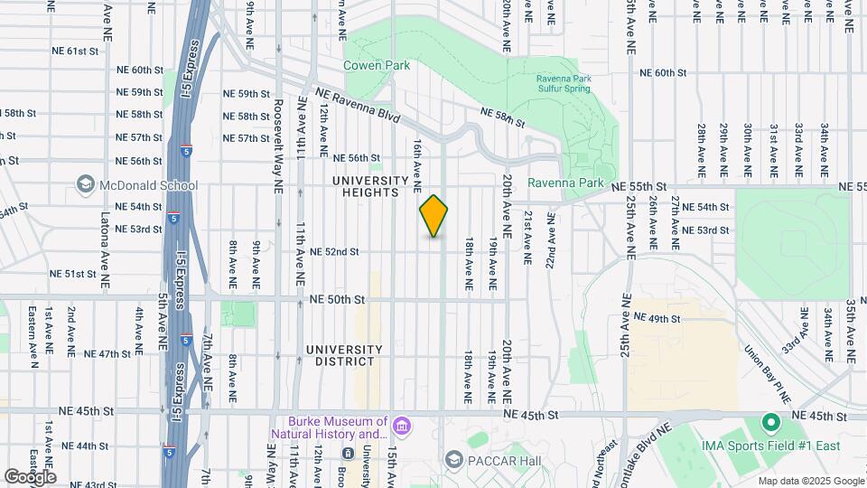 5207 17th Ave NE Mapa y Detalles de la Ubicación