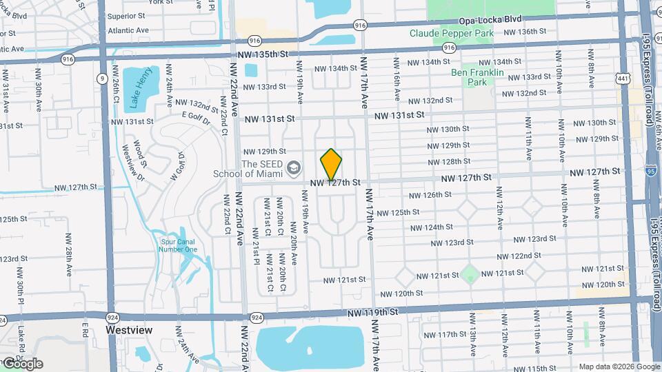 1820 NW 127th St Map and Location Details