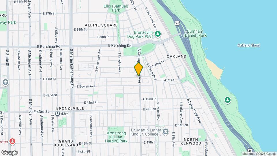 765 E 41st St Map and Location Details