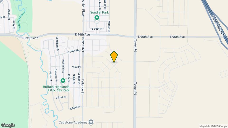 9352 Yampa St Map and Location Details