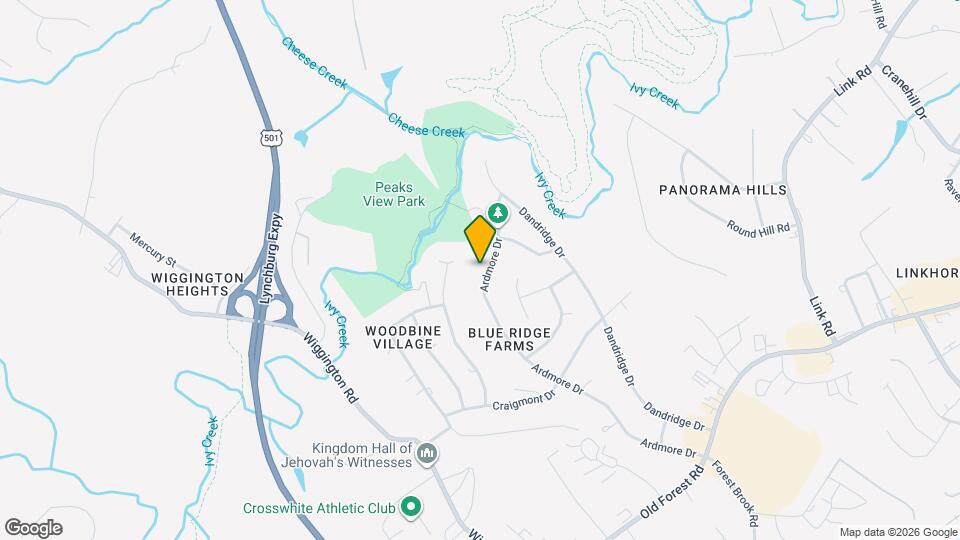 1135 Ardmore Dr Map and Location Details