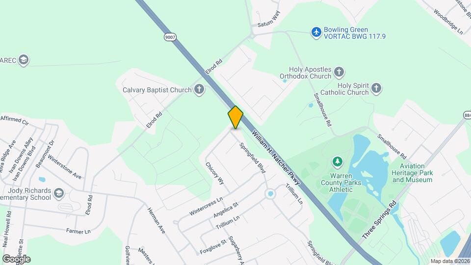 1126 Springfield Blvd Map and Location Details