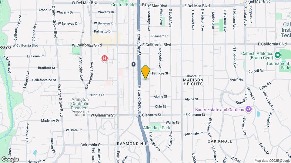 837 S Marengo Ave Map and Location Details