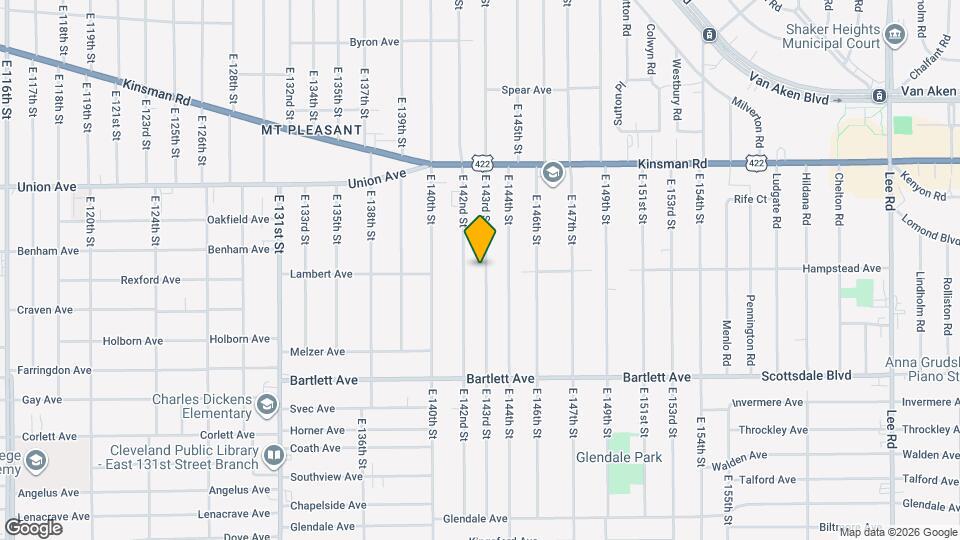 3618 E 143rd St Map and Location Details