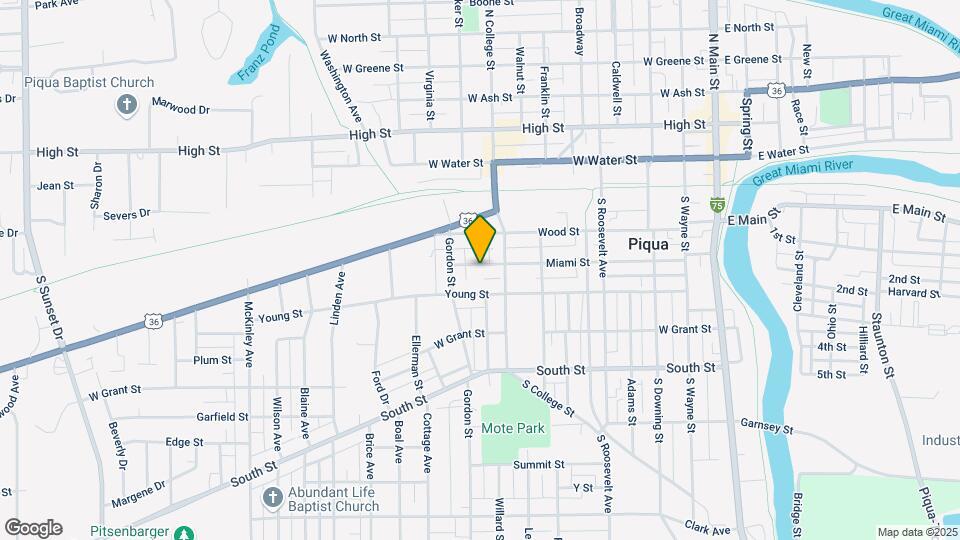 621 Miami St Map and Location Details