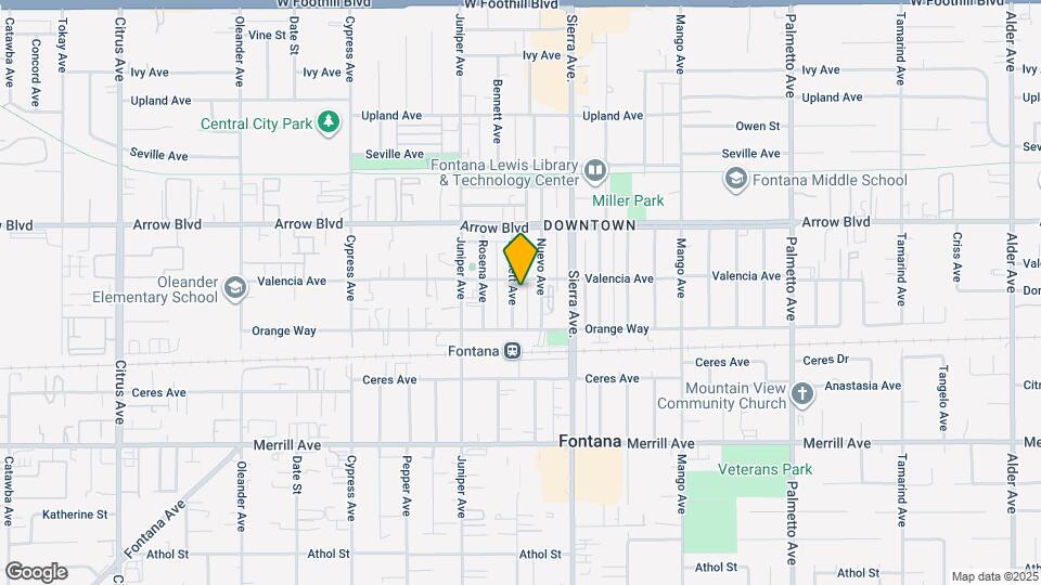 8619 Bennett Ave Mapa y Detalles de la Ubicación