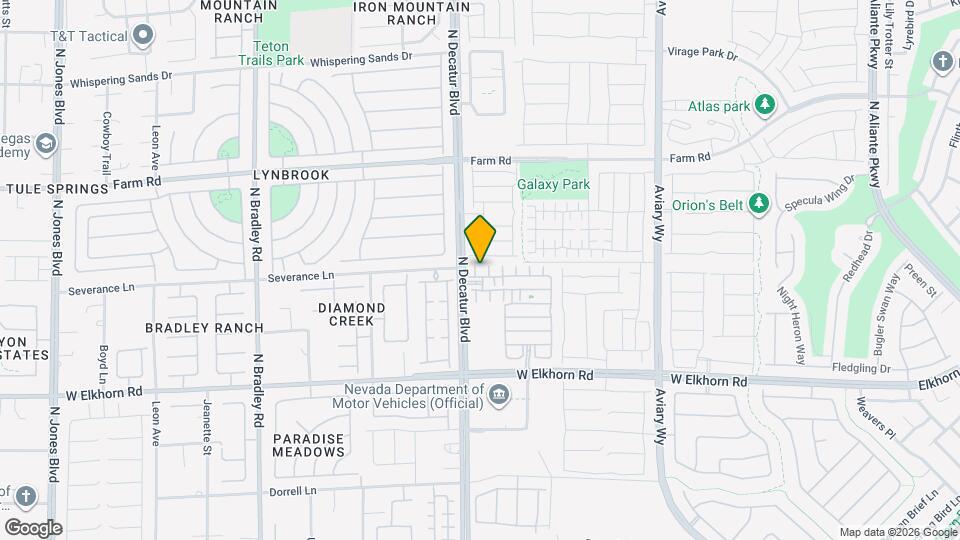 7374 N Decatur Blvd Mapa y Detalles de la Ubicación