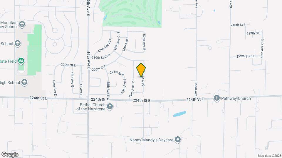 22120 51st Ave Ct E Mapa y Detalles de la Ubicación