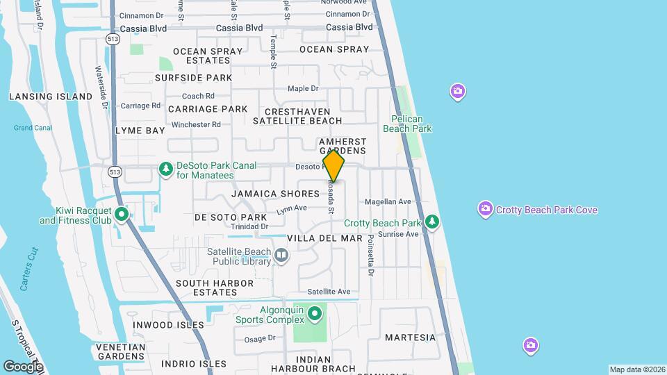 619 Rosada St Map and Location Details