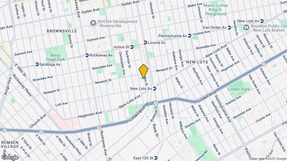 592 Junius St Map and Location Details