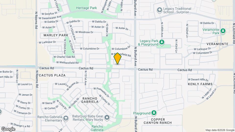 14843 W Wethersfield Rd Map and Location Details