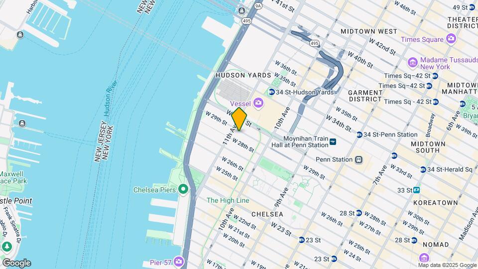 546-550 W 29th St Mapa y Detalles de la Ubicación