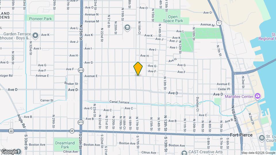 1615 Avenue E, Unit B Mapa y Detalles de la Ubicación