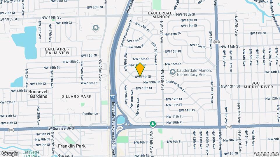 1642 NW 14th St Map and Location Details