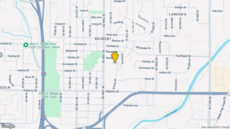 3511 Portia St Map and Location Details