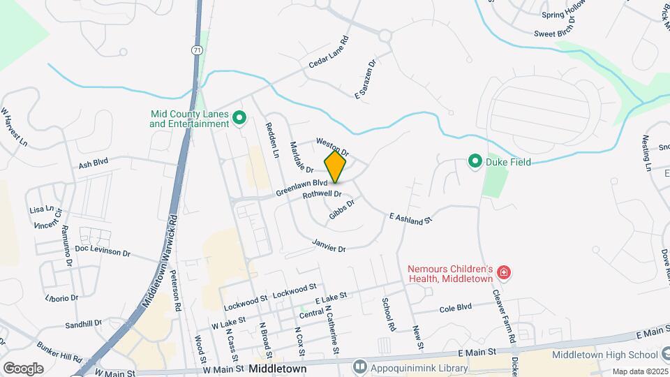 739 Rothwell Dr Map and Location Details