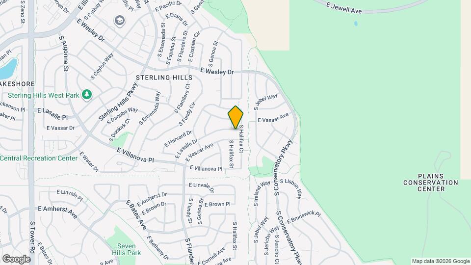 20046 E Lasalle Dr Map and Location Details