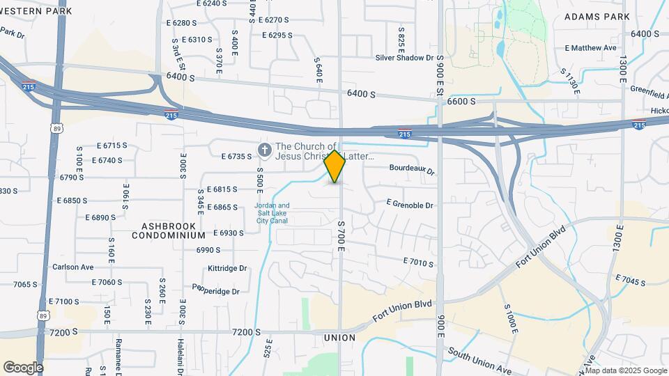 686 E Benbrook Ln Map and Location Details