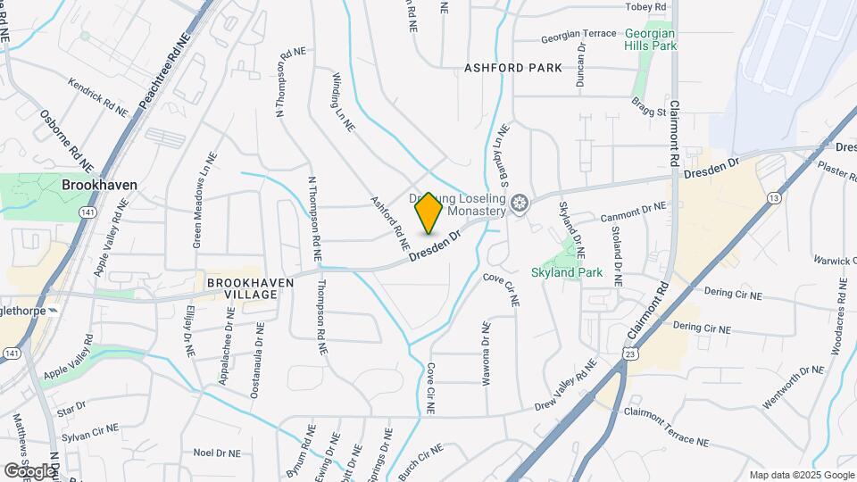 1672 Dresden Dr NE Map and Location Details