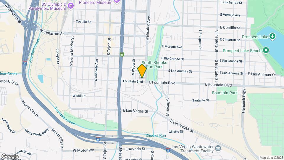 336 E Fountain Blvd Map and Location Details