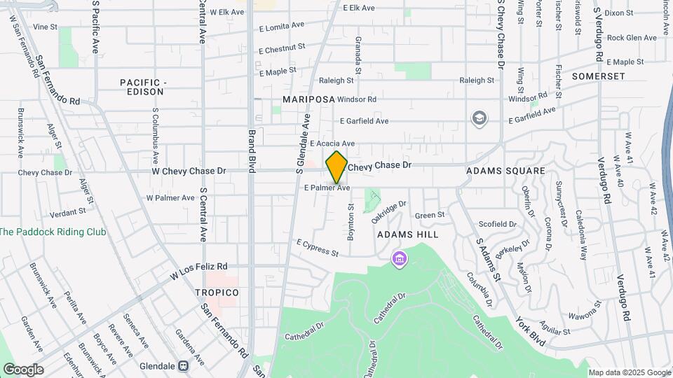 510 E Palmer Ave Map and Location Details