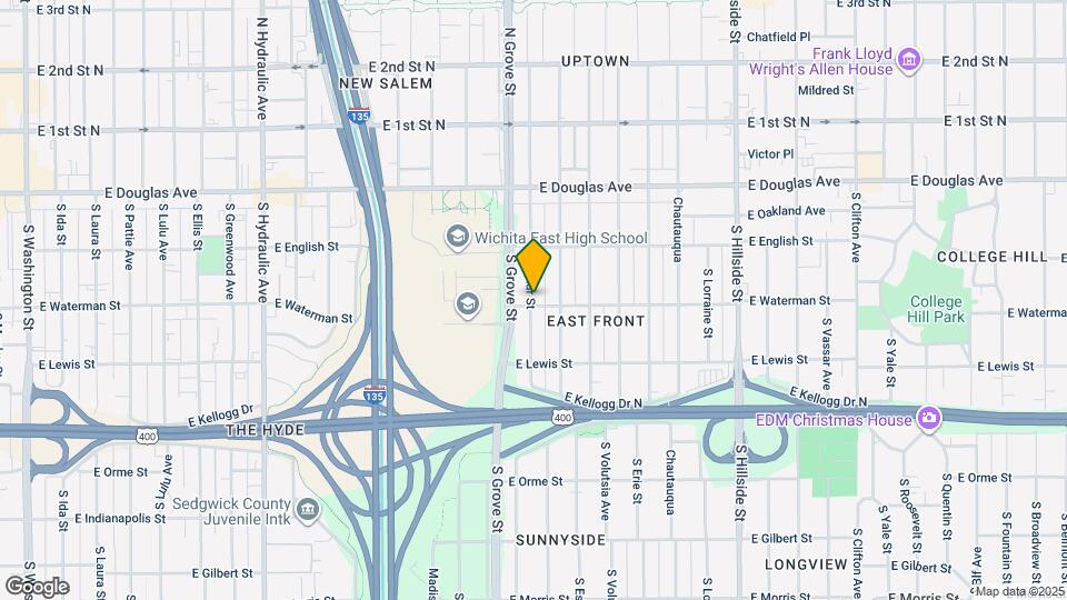 258 S Poplar St Map and Location Details