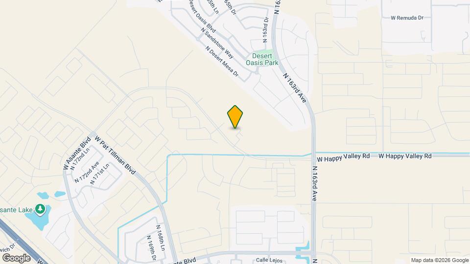 25168 N 165th Ln Map and Location Details