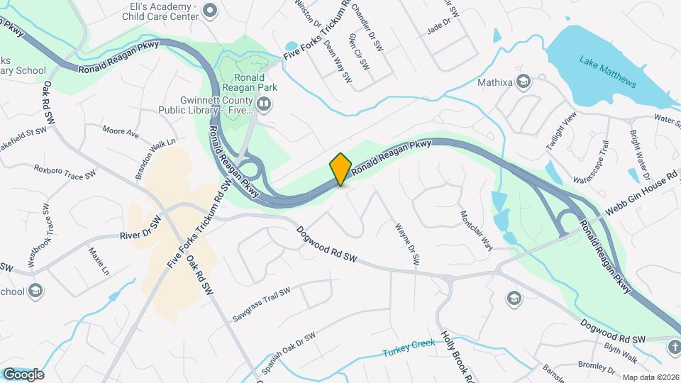 1168 Olde Hinge Way Mapa y Detalles de la Ubicación