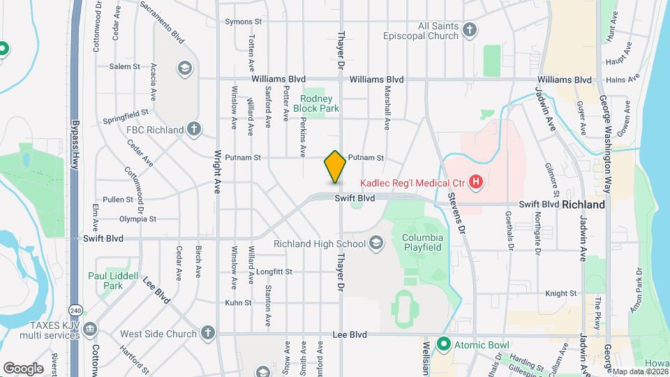 1402-1404 Swift Blvd Map and Location Details