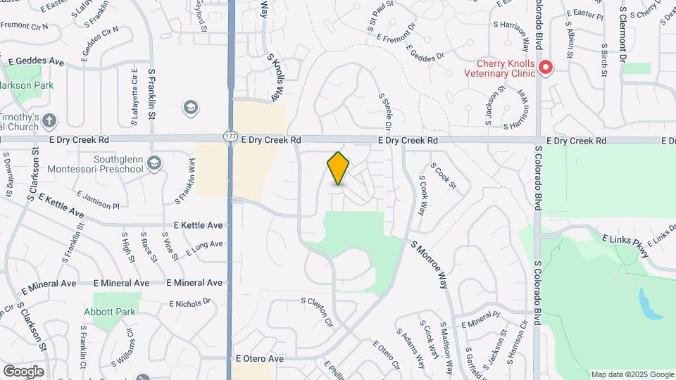 7663 S Cove Cir Map and Location Details