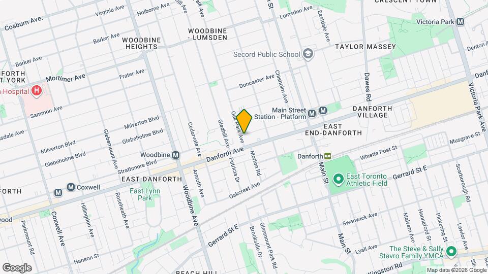 17 Oak Park Ave Map and Location Details