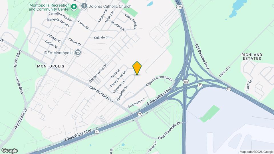 1409 Coriander Dr Map and Location Details