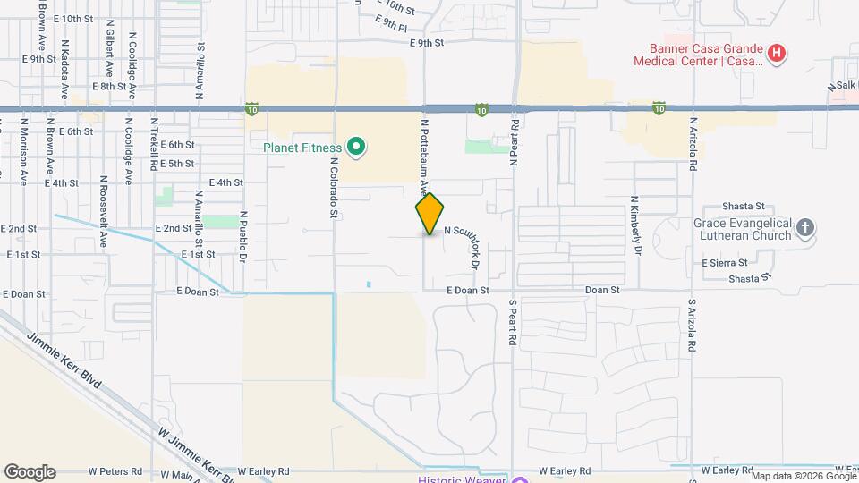 160 N Pottebaum Ave Map and Location Details