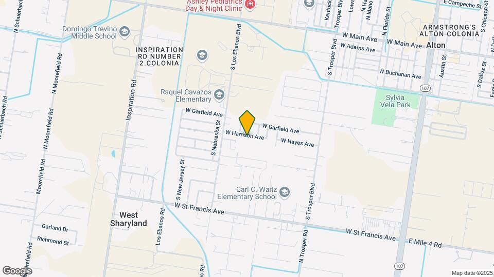 1318 W Harrison Ave Mapa y Detalles de la Ubicación