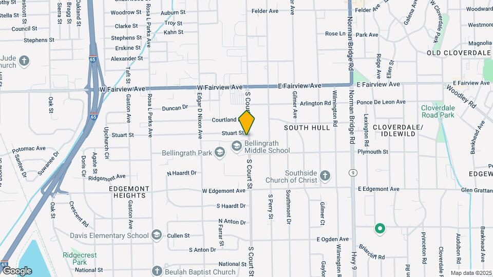 3312 S Court St Mapa y Detalles de la Ubicación