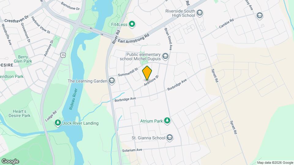 347 Ardmore St Map and Location Details