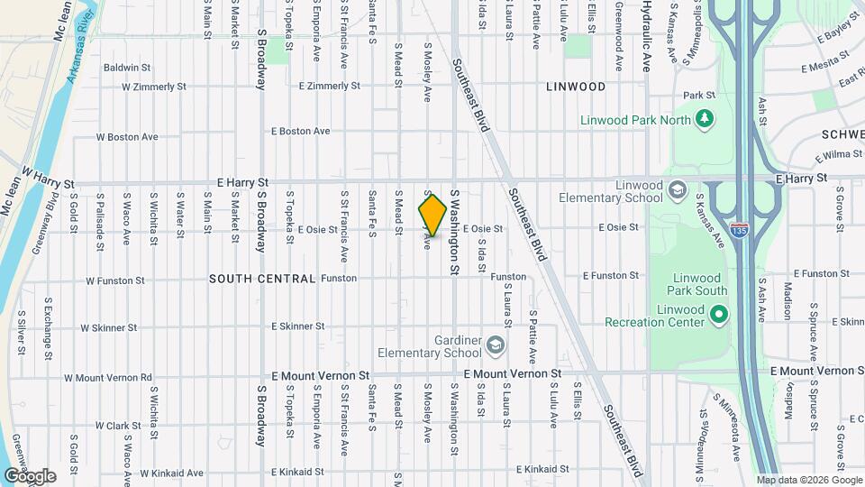 1718-1720 S Mosley Ave Mapa y Detalles de la Ubicación