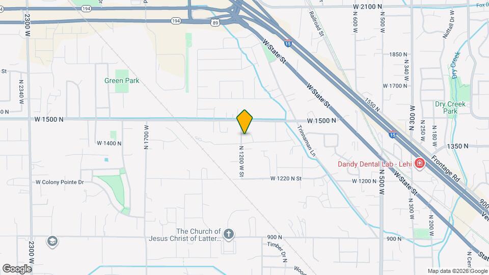 1193 W Mitchell Ln Map and Location Details