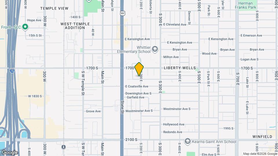 1748 S 200 E Map and Location Details