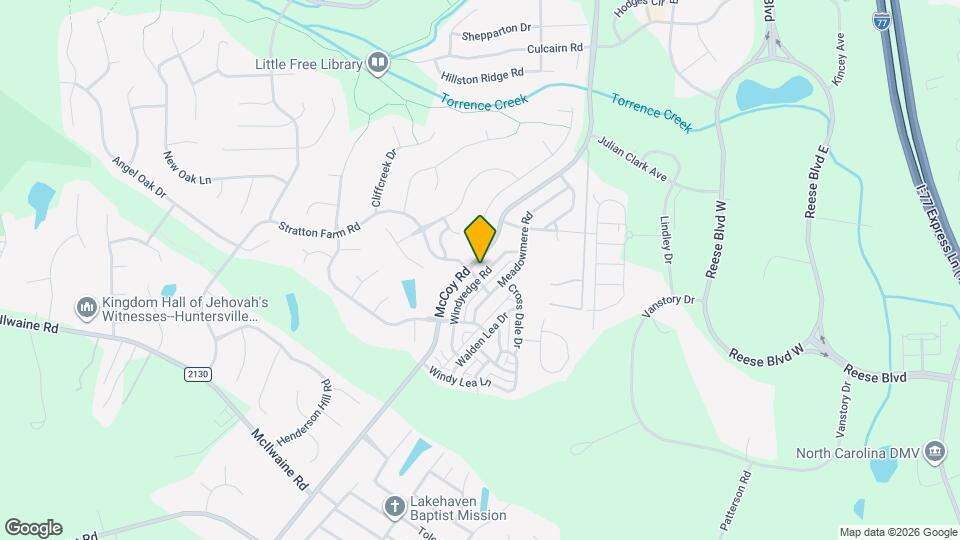 12654 Windyedge Rd Map and Location Details